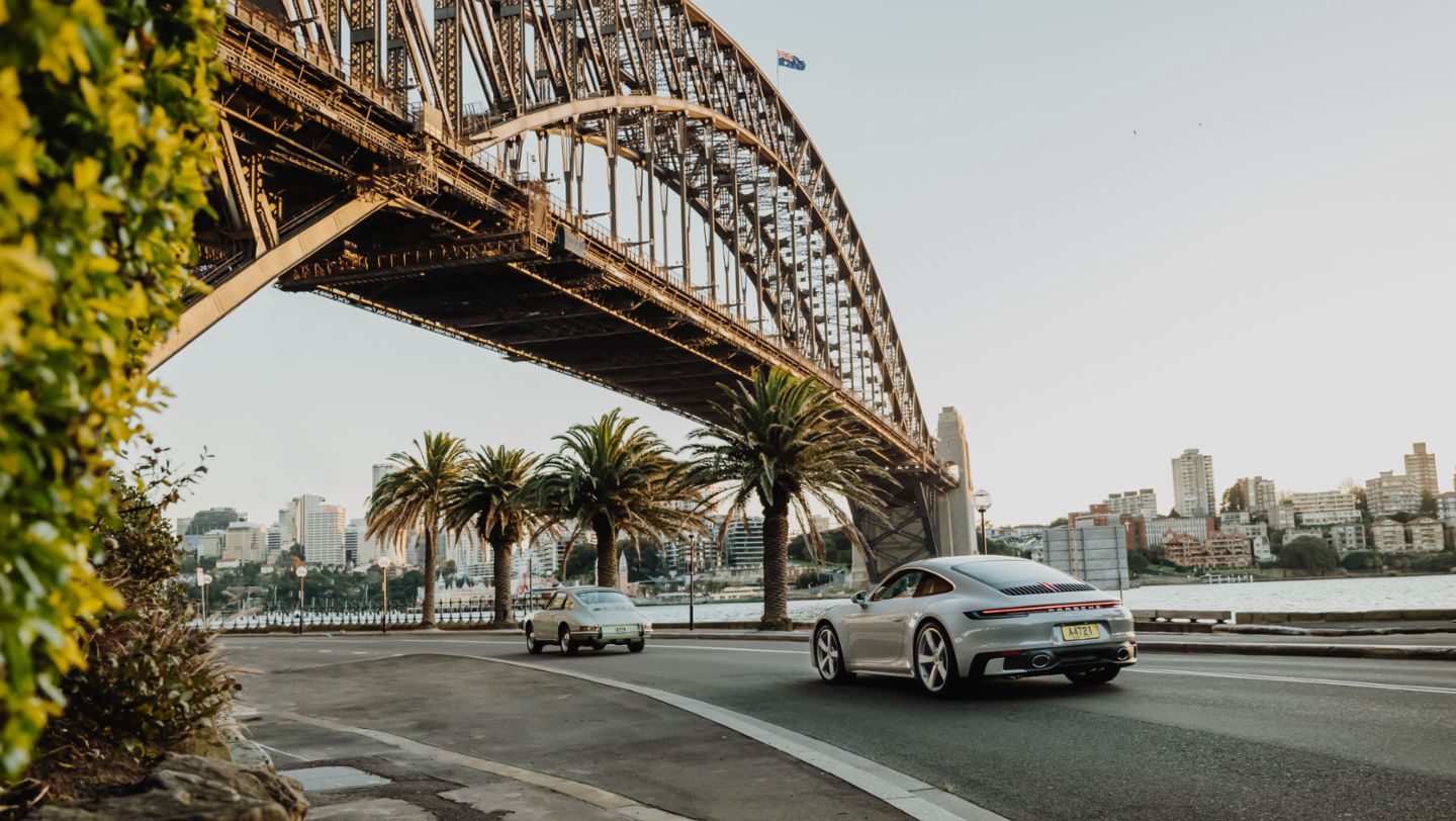 911 von 1965, 911 Carrera S, Sydney, Australien, 2020 Porsche AG
